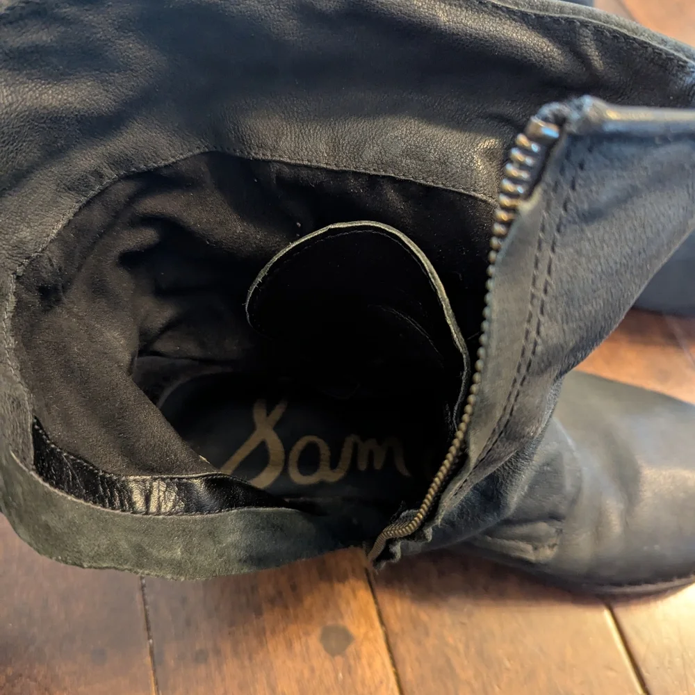 Sam Edelman Ridge Leather Moto Boot - Picture 3 of 7